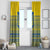 Ukraine Trident Christmas Window Curtain Vyshyvanka Patterns - Wonder Print Shop