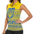 Ukraine Trident Christmas Women Sleeveless Polo Shirt Vyshyvanka Patterns - Wonder Print Shop