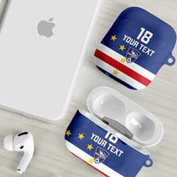 Cape Verde Football Custom AirPods Case Go Champion Sporty Style - Wonder Print Shop