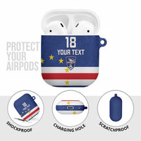 Cape Verde Football Custom AirPods Case Go Champion Sporty Style - Wonder Print Shop