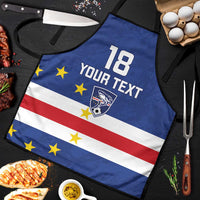 Cape Verde Football Custom Apron Go Champion Sporty Style - Wonder Print Shop