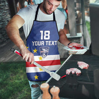 Cape Verde Football Custom Apron Go Champion Sporty Style - Wonder Print Shop