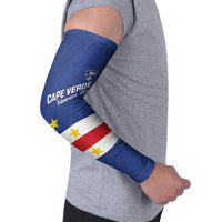 Cape Verde Football Custom Arm Sleeves Go Champion Sporty Style - Wonder Print Shop