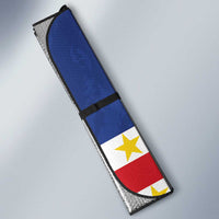 Cape Verde Football Custom Auto Sun Shade Go Champion Sporty Style - Wonder Print Shop