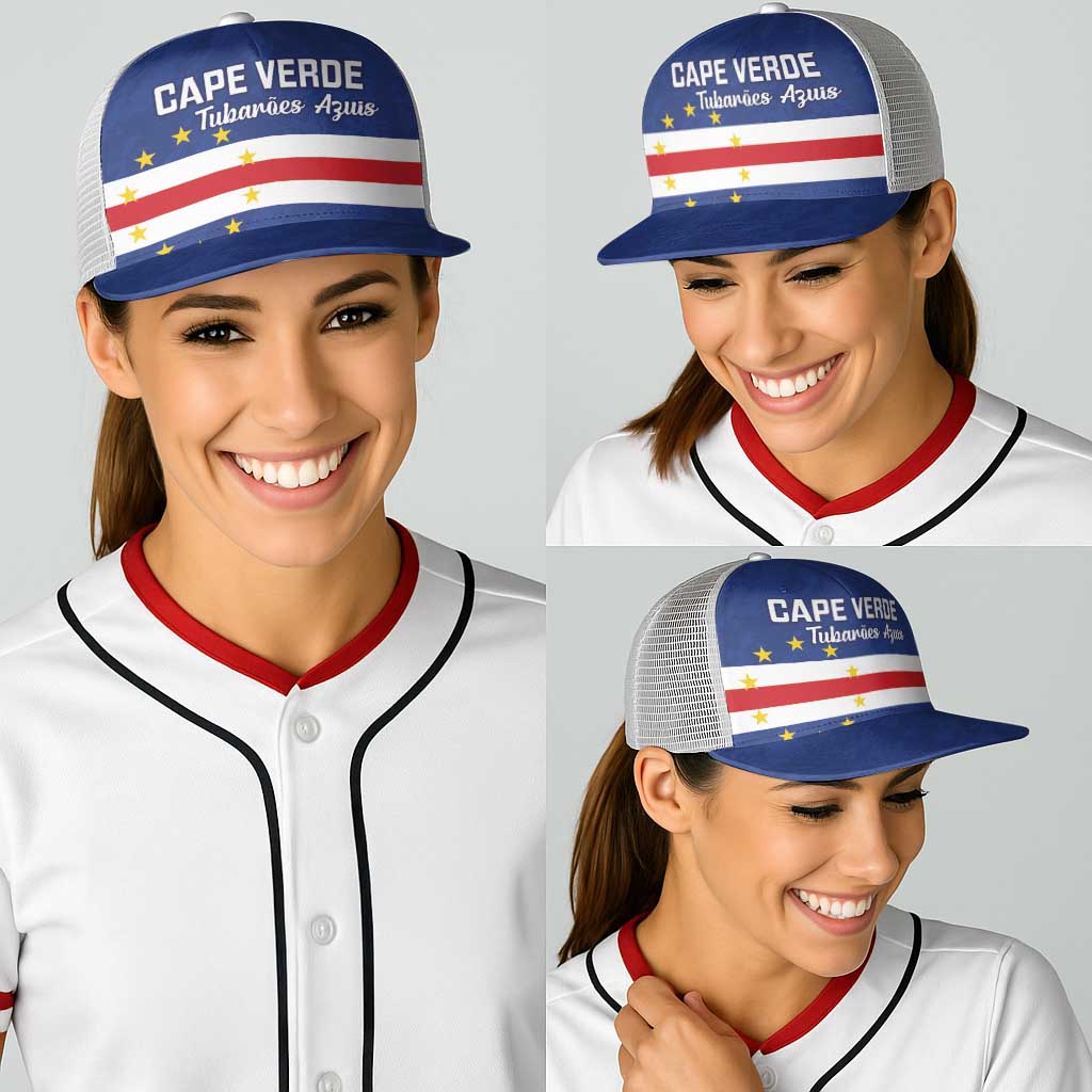 Cape Verde Football Baseball Net Cap Go Champion Sporty Style - Wonder Print Shop
