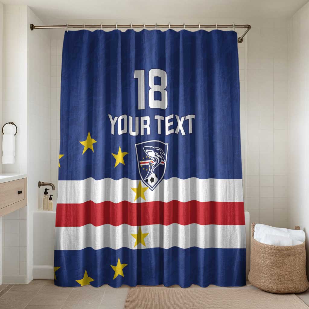 Cape Verde Football Custom Bathroom Set Go Champion Sporty Style - Wonder Print Shop