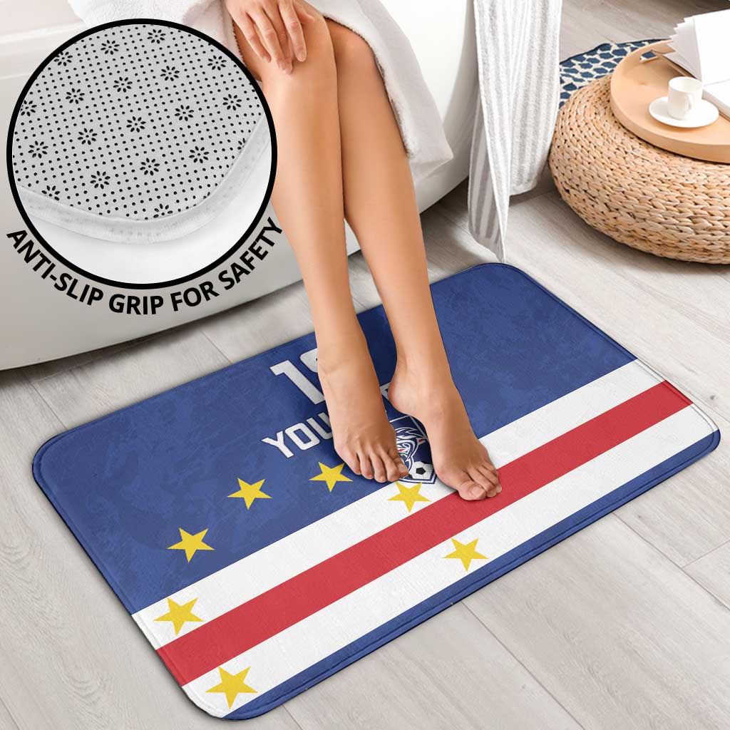 Cape Verde Football Custom Bathroom Set Go Champion Sporty Style - Wonder Print Shop