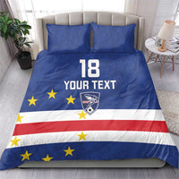 Cape Verde Football Custom Bedding Set Go Champion Sporty Style - Wonder Print Shop