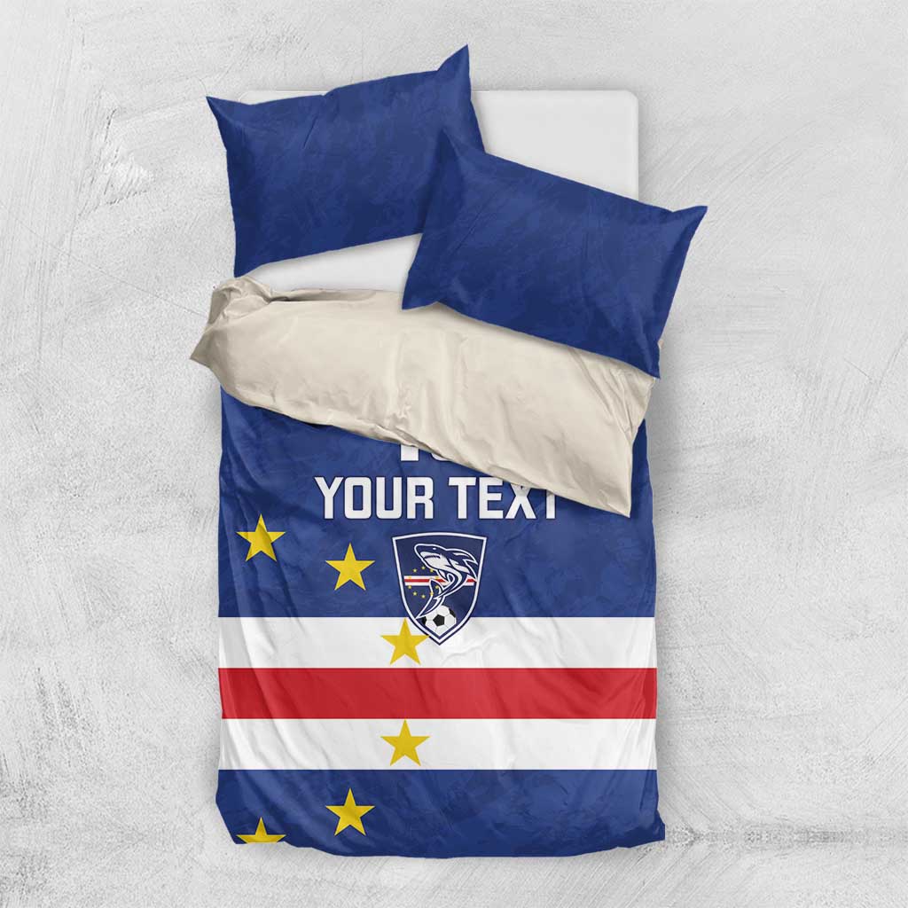 Cape Verde Football Custom Bedding Set Go Champion Sporty Style - Wonder Print Shop