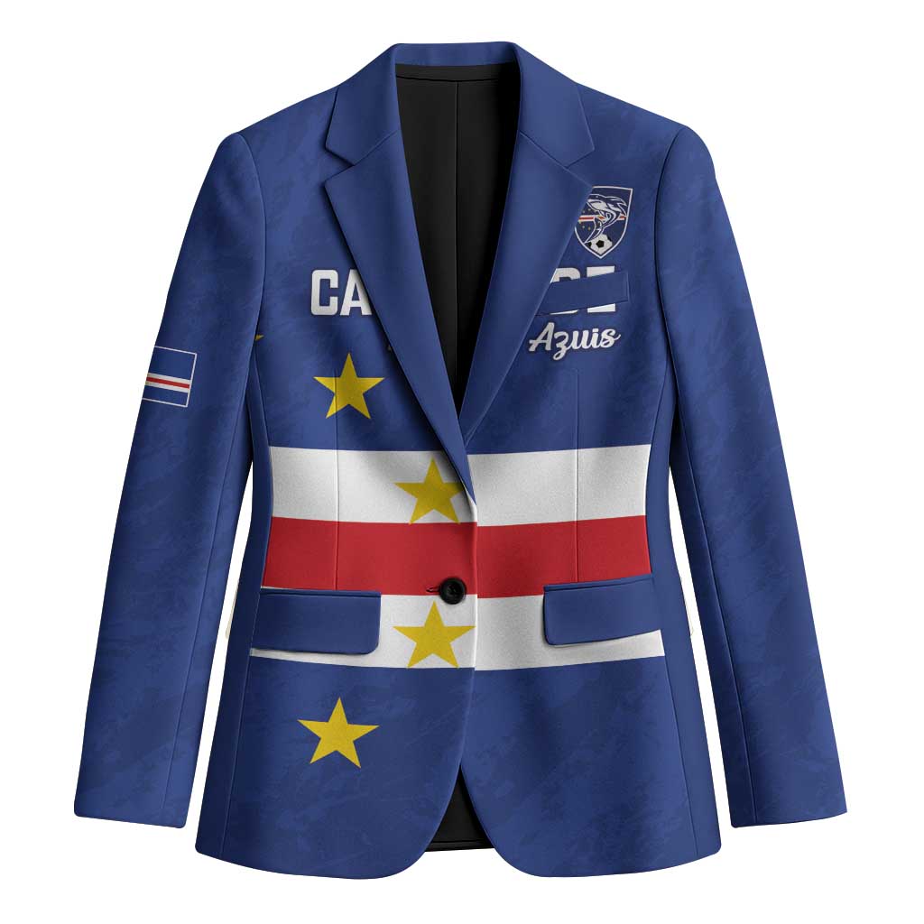 Cape Verde Football Custom Blazer Go Champion Sporty Style - Wonder Print Shop