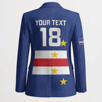 Cape Verde Football Custom Blazer Go Champion Sporty Style - Wonder Print Shop