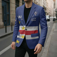 Cape Verde Football Custom Blazer Go Champion Sporty Style - Wonder Print Shop