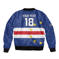 Cape Verde Football Custom Bomber Jacket Go Champion Sporty Style - Wonder Print Shop