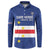 Cape Verde Football Custom Button Sweatshirt Go Champion Sporty Style - Wonder Print Shop