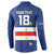 Cape Verde Football Custom Button Sweatshirt Go Champion Sporty Style - Wonder Print Shop