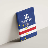 Cape Verde Football Custom Canvas Wall Art Go Champion Sporty Style - Wonder Print Shop