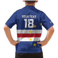 Cape Verde Football Custom Family Matching Mermaid Dress and Hawaiian Shirt Go Champion Sporty Style - Wonder Print Shop