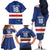 Cape Verde Football Custom Family Matching Off The Shoulder Long Sleeve Dress and Hawaiian Shirt Go Champion Sporty Style - Wonder Print Shop