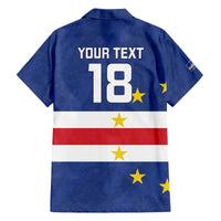 Cape Verde Football Custom Family Matching Off The Shoulder Long Sleeve Dress and Hawaiian Shirt Go Champion Sporty Style - Wonder Print Shop