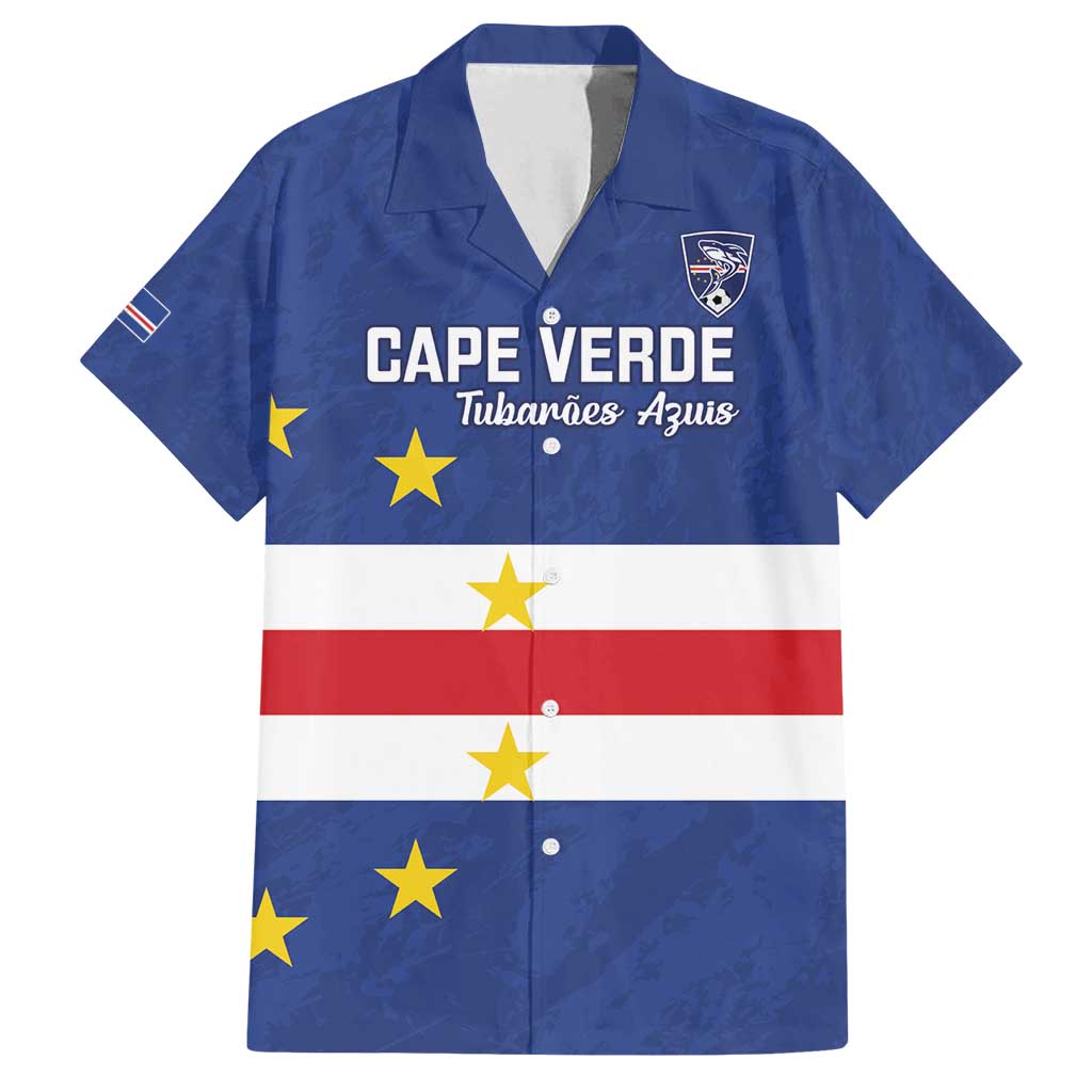 Cape Verde Football Custom Family Matching Off Shoulder Maxi Dress and Hawaiian Shirt Go Champion Sporty Style - Wonder Print Shop