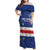 Cape Verde Football Custom Family Matching Off Shoulder Maxi Dress and Hawaiian Shirt Go Champion Sporty Style - Wonder Print Shop