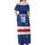 Cape Verde Football Custom Family Matching Off Shoulder Maxi Dress and Hawaiian Shirt Go Champion Sporty Style - Wonder Print Shop