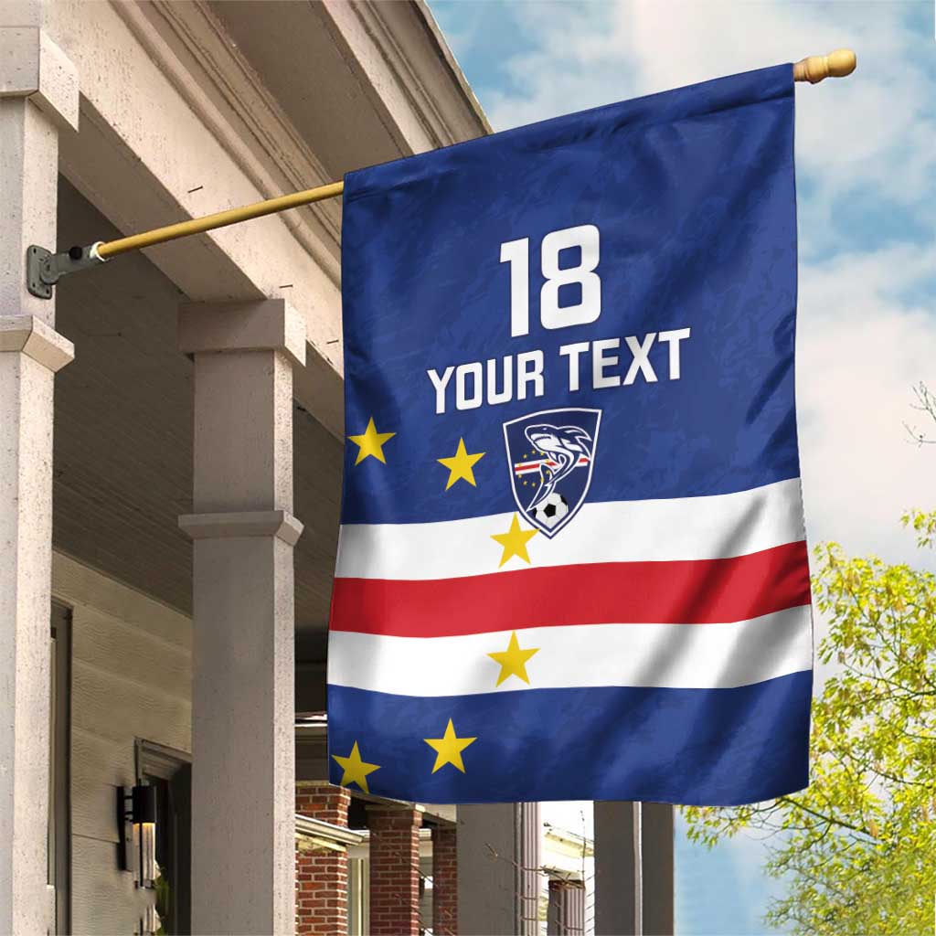 Cape Verde Football Custom Garden Flag Go Champion Sporty Style - Wonder Print Shop
