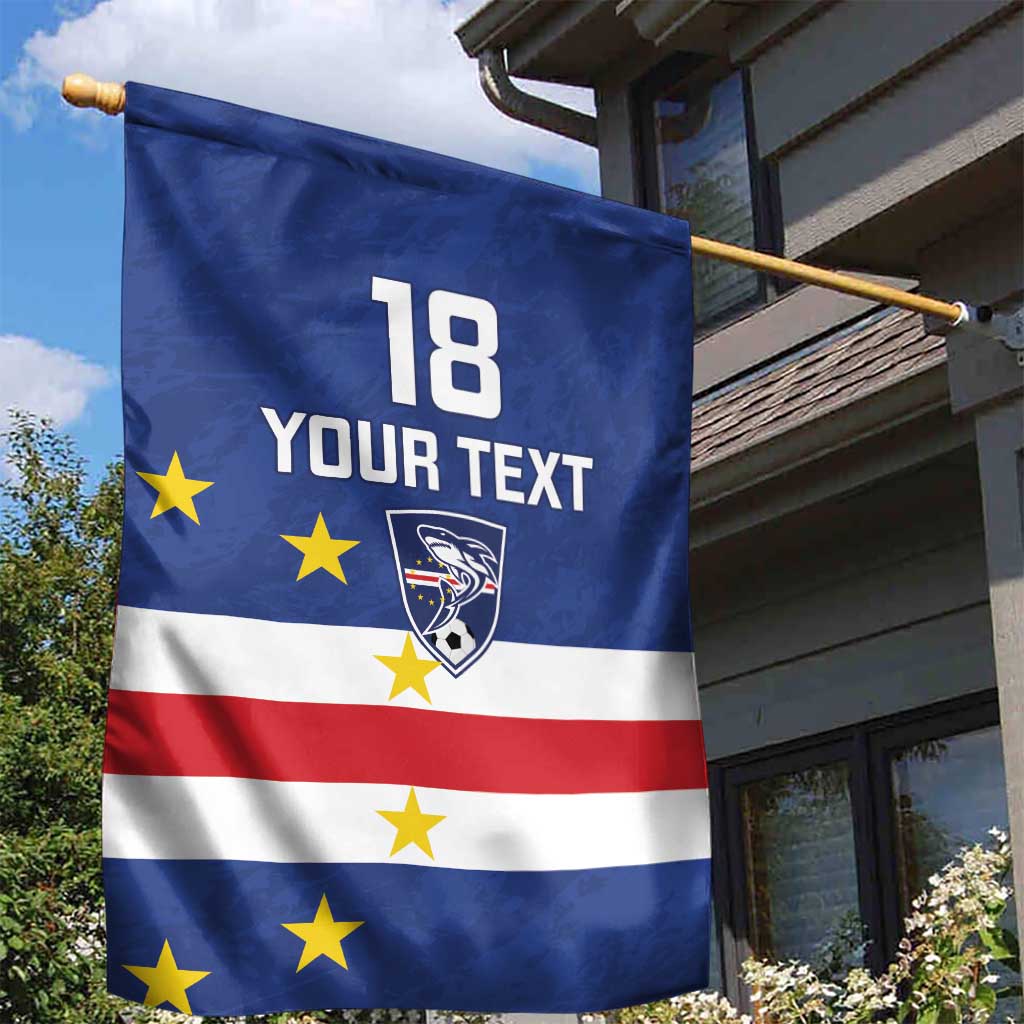 Cape Verde Football Custom Garden Flag Go Champion Sporty Style - Wonder Print Shop