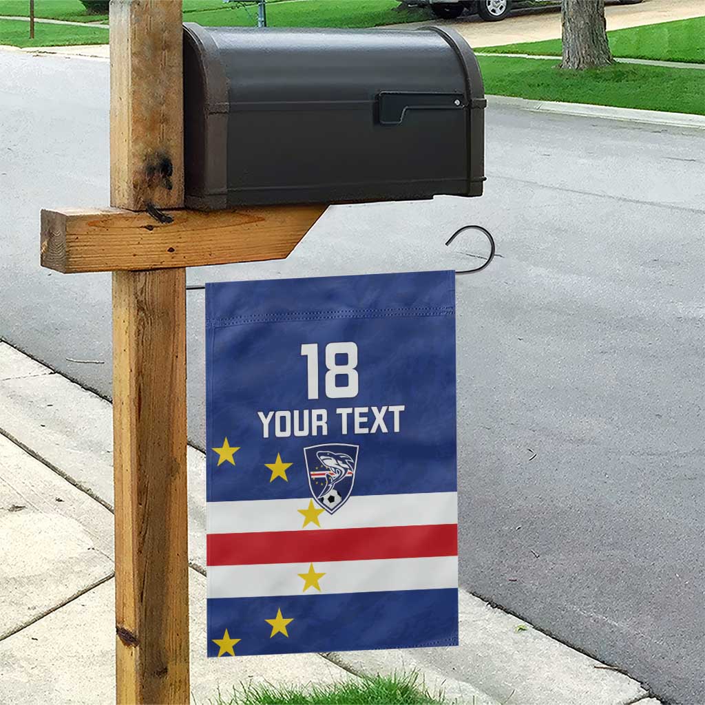 Cape Verde Football Custom Garden Flag Go Champion Sporty Style - Wonder Print Shop