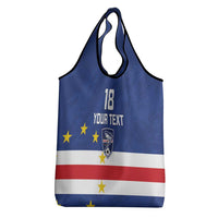 Cape Verde Football Custom Grocery Bag Go Champion Sporty Style - Wonder Print Shop