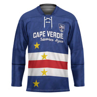Cape Verde Football Custom Hockey Jersey Go Champion Sporty Style - Wonder Print Shop
