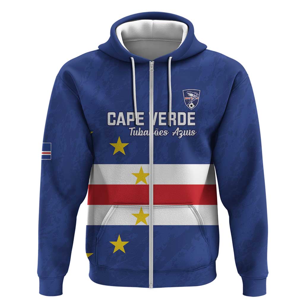Cape Verde Football Custom Hoodie Go Champion Sporty Style - Wonder Print Shop