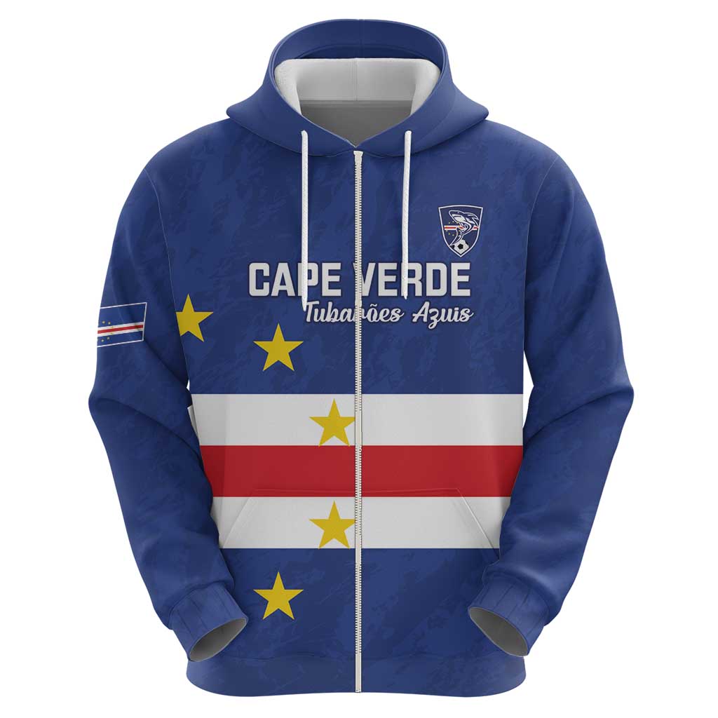 Cape Verde Football Custom Hoodie Go Champion Sporty Style - Wonder Print Shop
