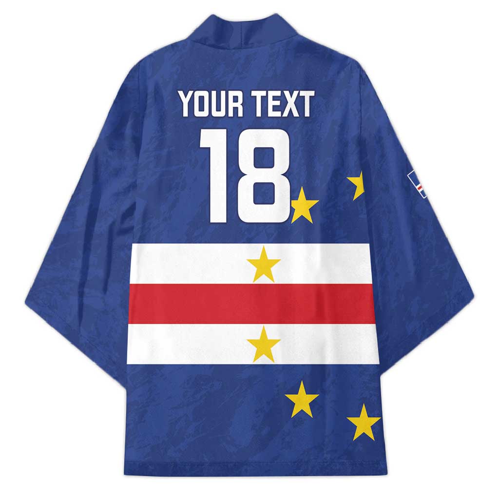 Cape Verde Football Custom Kimono Go Champion Sporty Style - Wonder Print Shop