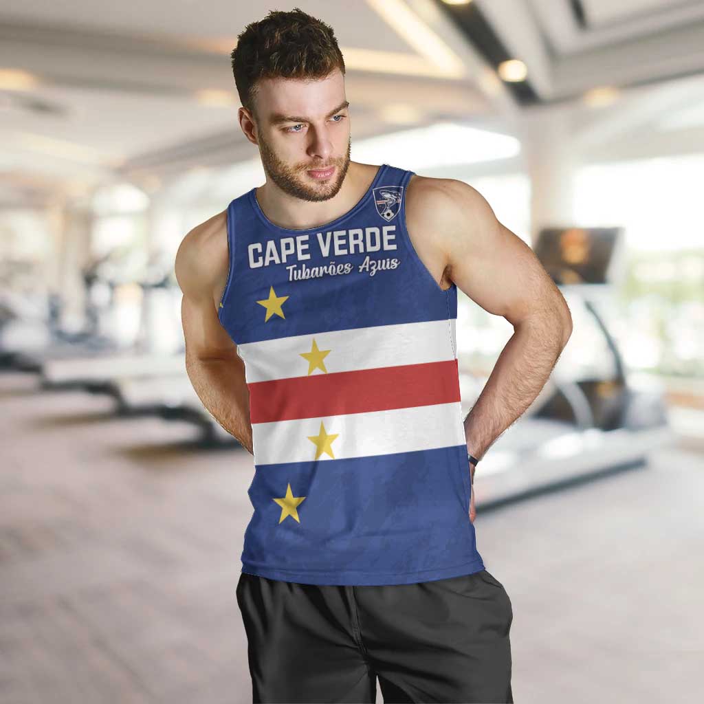 Cape Verde Football Custom Men Tank Top Go Champion Sporty Style - Wonder Print Shop