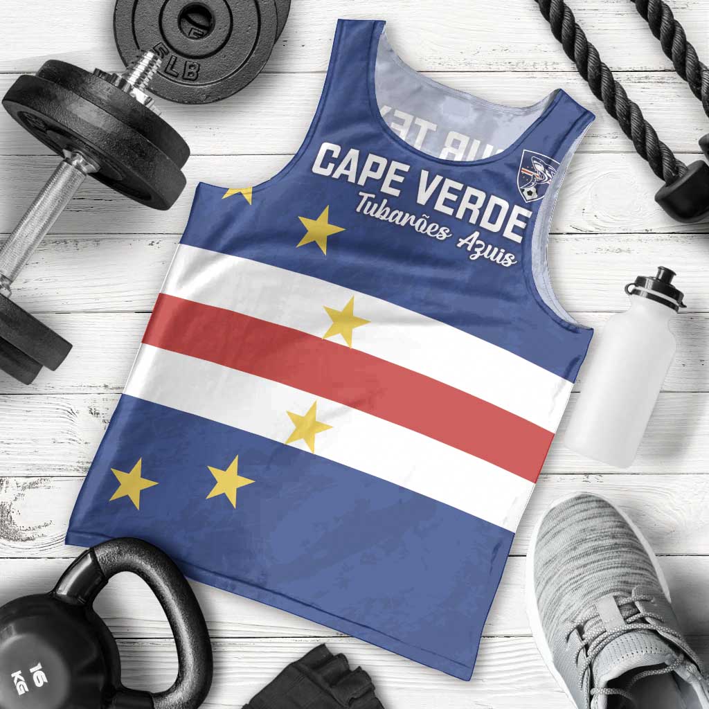 Cape Verde Football Custom Men Tank Top Go Champion Sporty Style - Wonder Print Shop
