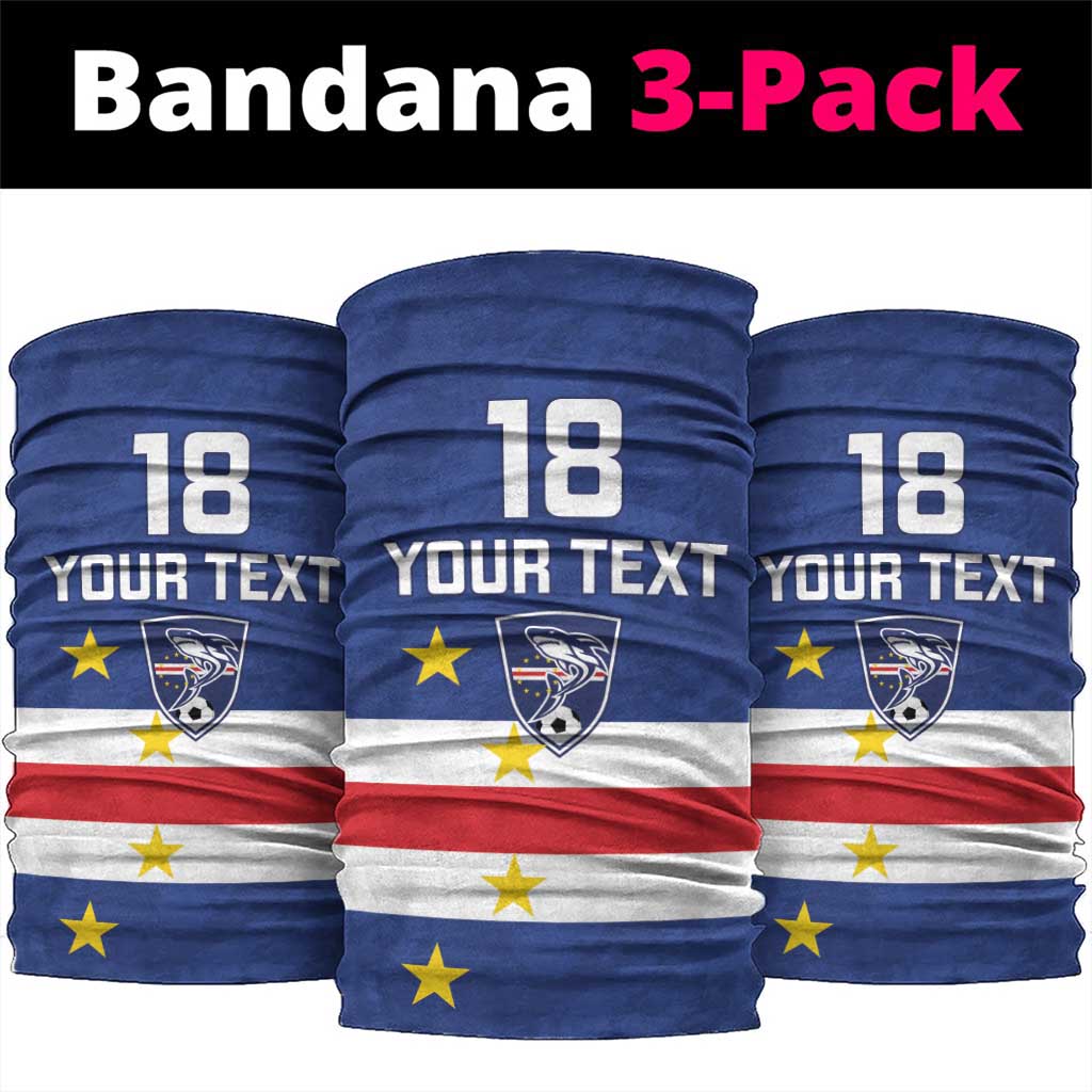 Cape Verde Football Custom Neck Gaiter Go Champion Sporty Style - Wonder Print Shop
