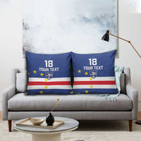 Cape Verde Football Custom Pillow Cover Go Champion Sporty Style - Wonder Print Shop