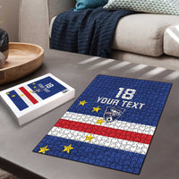 Cape Verde Football Custom Puzzle Go Champion Sporty Style - Wonder Print Shop