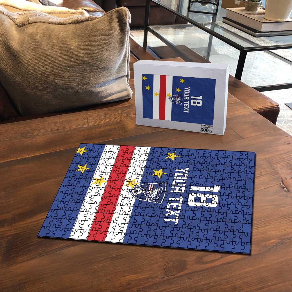 Cape Verde Football Custom Puzzle Go Champion Sporty Style - Wonder Print Shop