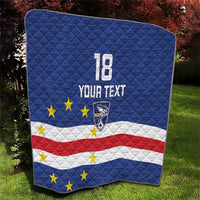 Cape Verde Football Custom Quilt Go Champion Sporty Style - Wonder Print Shop