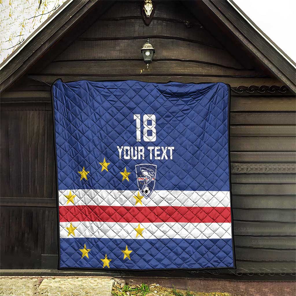 Cape Verde Football Custom Quilt Go Champion Sporty Style - Wonder Print Shop