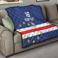 Cape Verde Football Custom Quilt Go Champion Sporty Style - Wonder Print Shop