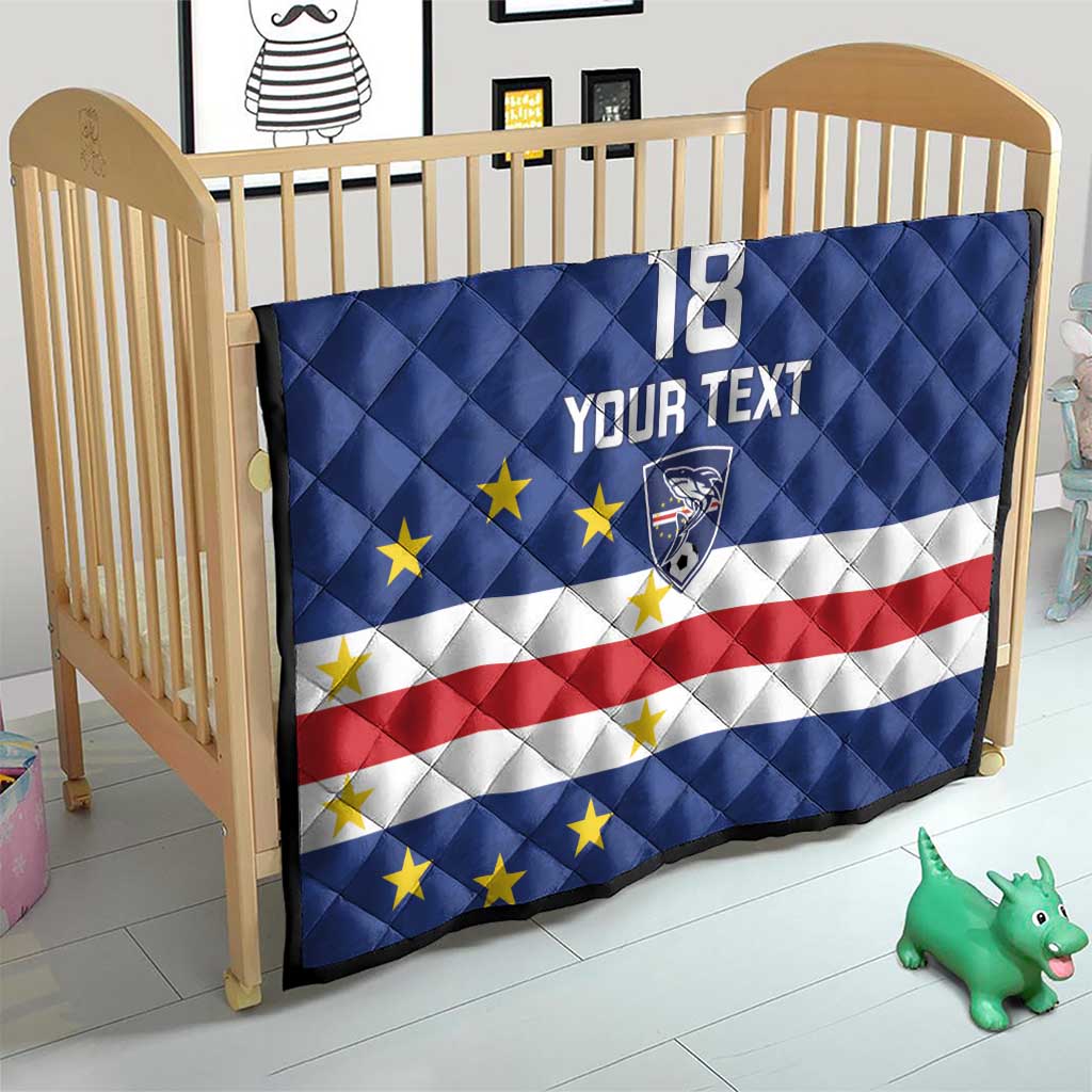 Cape Verde Football Custom Quilt Go Champion Sporty Style - Wonder Print Shop