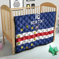 Cape Verde Football Custom Quilt Go Champion Sporty Style - Wonder Print Shop