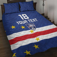 Cape Verde Football Custom Quilt Bed Set Go Champion Sporty Style - Wonder Print Shop