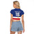 Cape Verde Football Custom Raglan Cropped T Shirt Go Champion Sporty Style - Wonder Print Shop