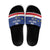 Cape Verde Football Custom Slide Sandals Go Champion Sporty Style - Wonder Print Shop