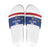 Cape Verde Football Custom Slide Sandals Go Champion Sporty Style - Wonder Print Shop