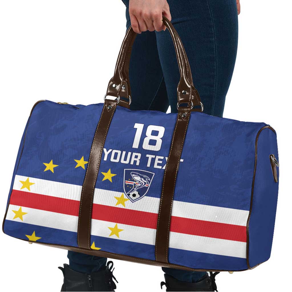Cape Verde Football Custom Travel Bag Go Champion Sporty Style - Wonder Print Shop